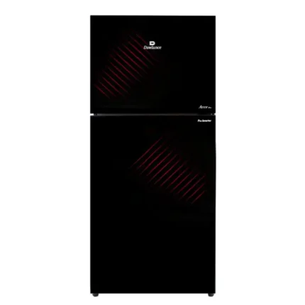 Dawlance 9191 Acce Pro Crimson Red Glass Door Refrigerator